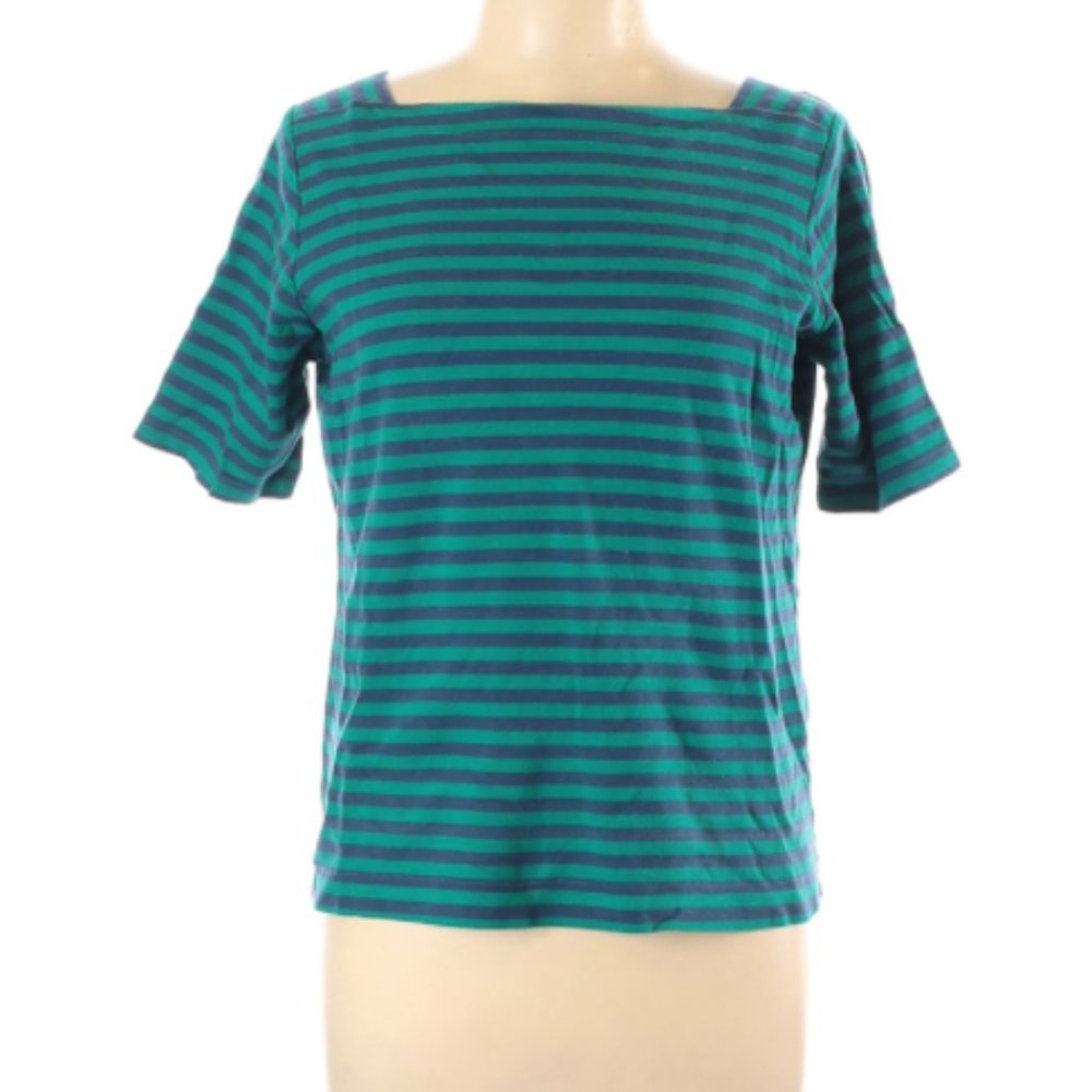 L L Bean Short Sl. T Shirt Cotton L